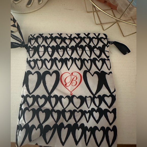 BRIGHTON “Love” Canvas Cosmetic Pouch with Matching Drawstring Bag(NWOT) - Picture 9 of 9